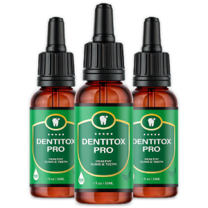 Dentitox Pro liquid drops dental supplement bottle