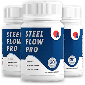 Steel Flow Pro prostate support supplement bottle
