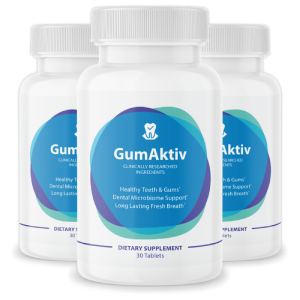 GumAktiv chewable tablet supplement bottle