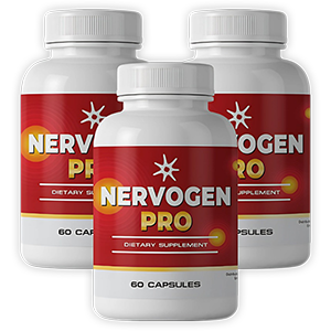 Nervogen Pro capsule supplement bottle for nerve health support