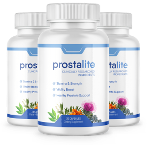 ProstaLite capsule prostate support supplement bottle