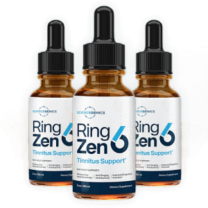RingZen6 liquid dropper supplement bottle for hearing support