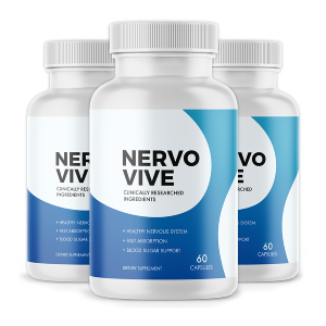 Nervovive capsule nerve support supplement bottle